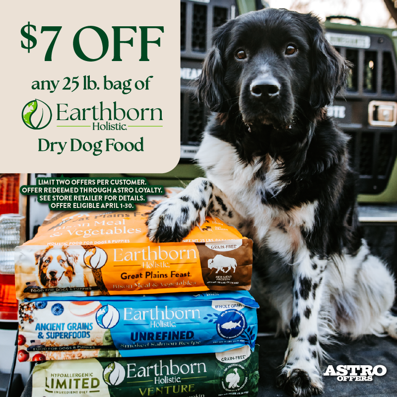 Astro | Earthborn Holistic | $7.00 OFF 25lb Bags