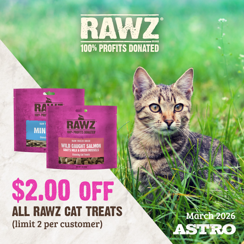 Astro | RAWZ | $2.00 OFF Freeze Dried Cat Treats