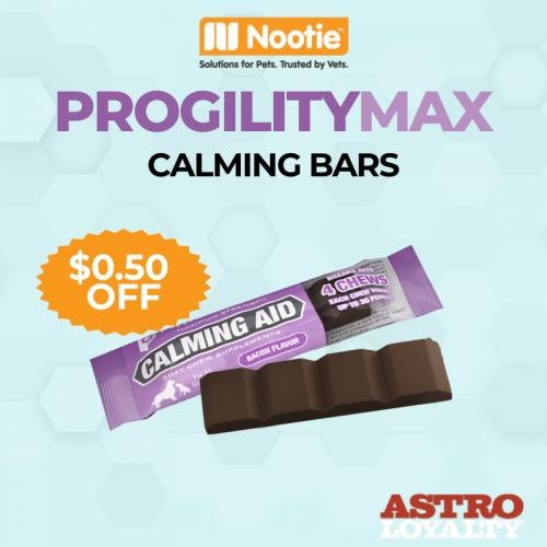 Astro | Nootie | $0.50 OFF Progility Calming Bars