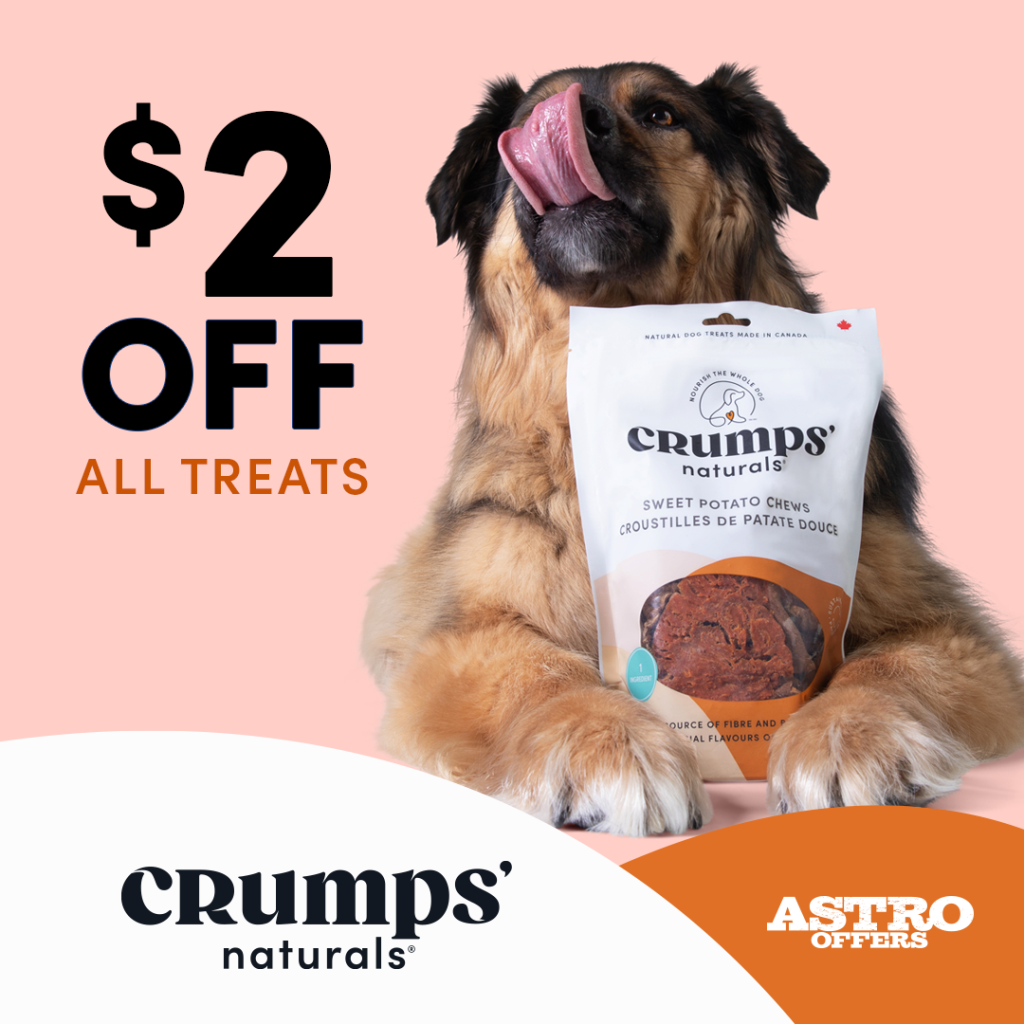 Astro | Crumps' Naturals | $2.00 OFF Treats