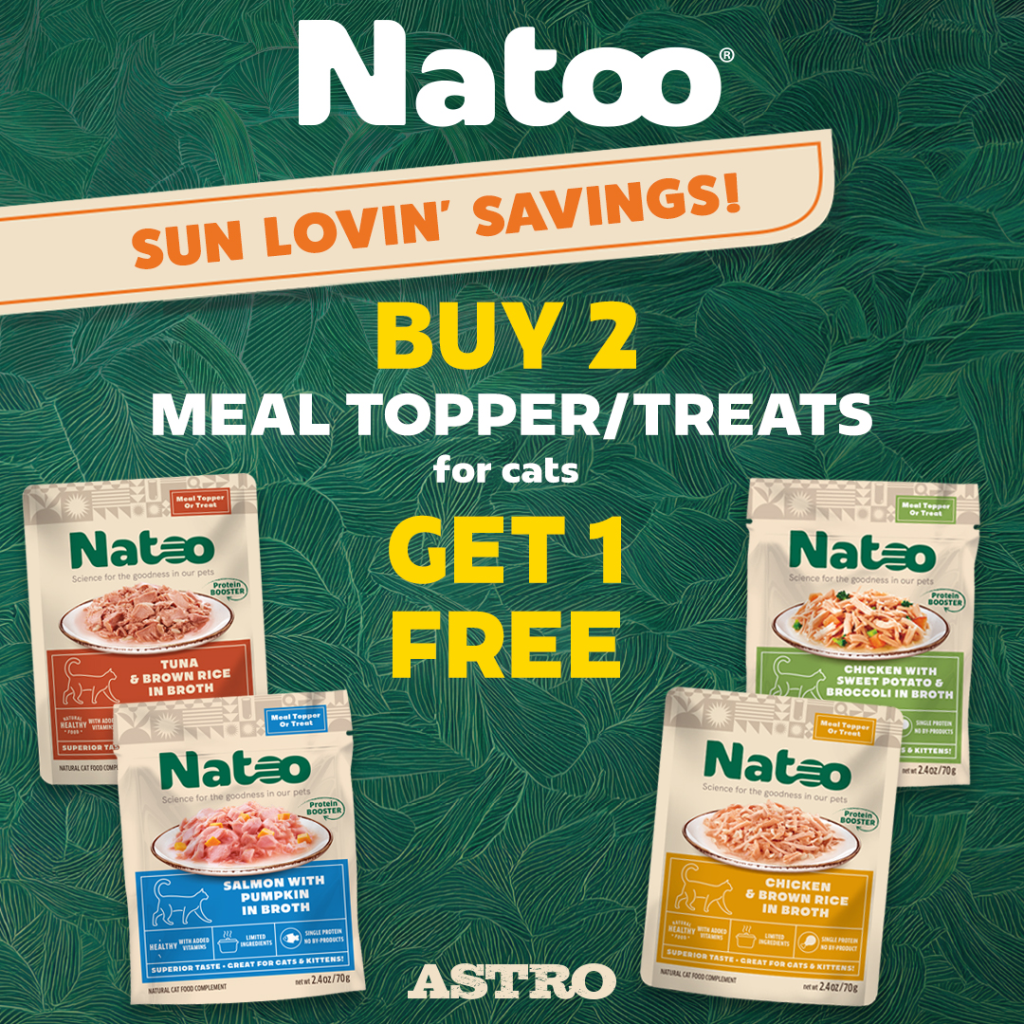 Astro | Natoo | Buy 2, Get 1 FREE on Toppers for Cats