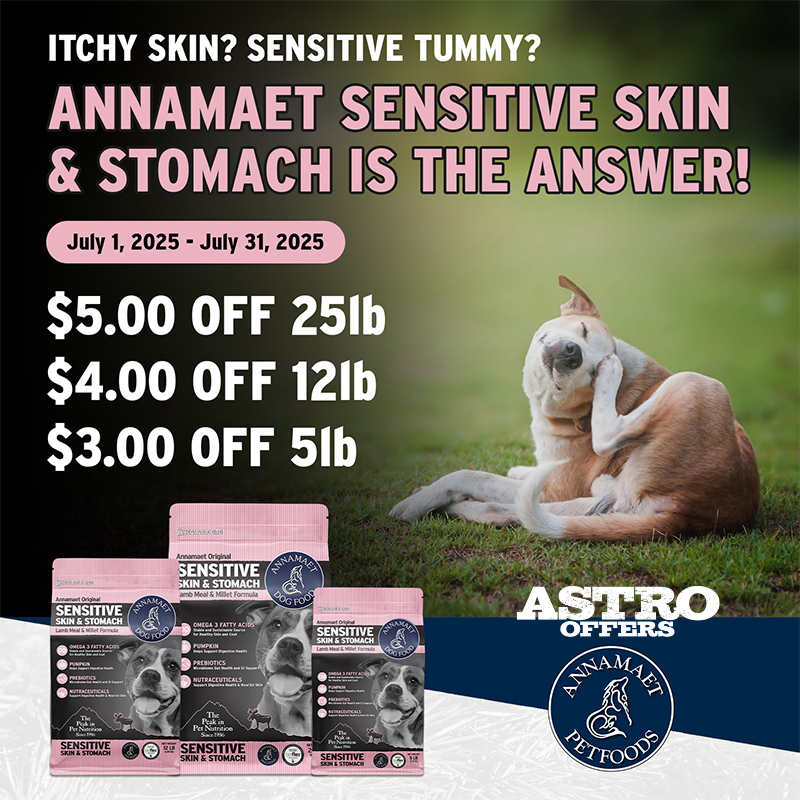Astro | Annamaet | Dollars OFF Sensitive Skin & Stomach