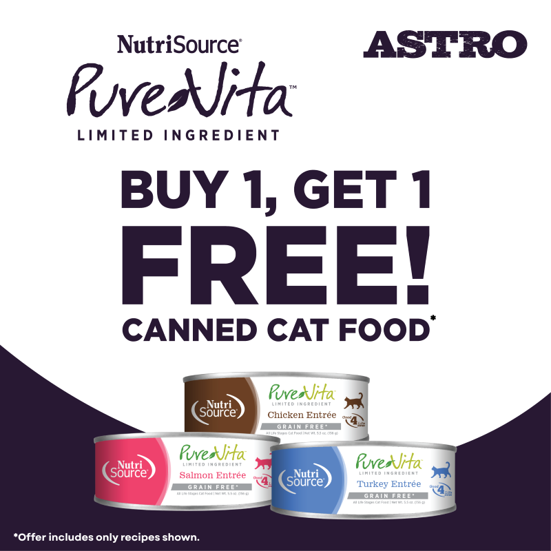 Astro | PureVita | Buy 1. Get 1 FREE on Select Cat Cans