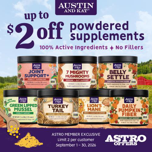 Astro | Austin and Kat | Dollars OFF Supplement Powders