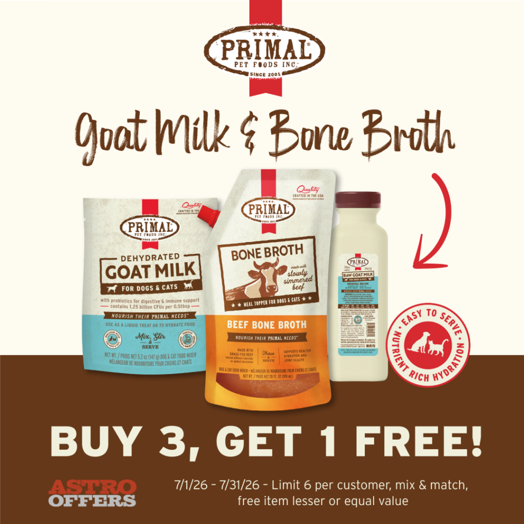 Astro | Primal Pet Foods | Buy 3, Get 1 FREE on Hydrators