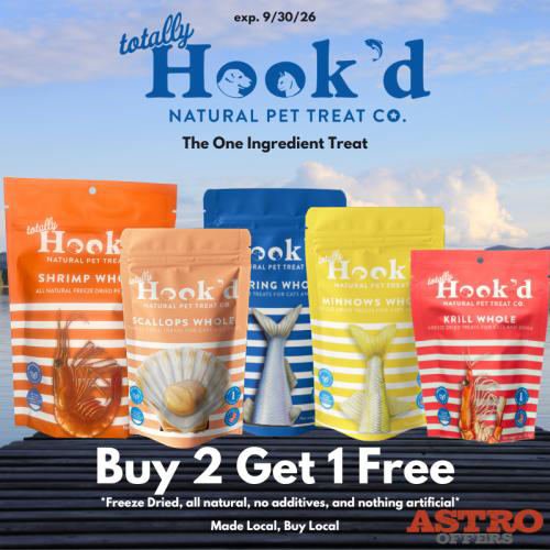 Astro | Totally Hook'd | Buy 2, Get 1 FREE on Treats