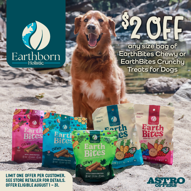 Astro | Earthborn Holistic | $2.00 OFF EarthBites Treats