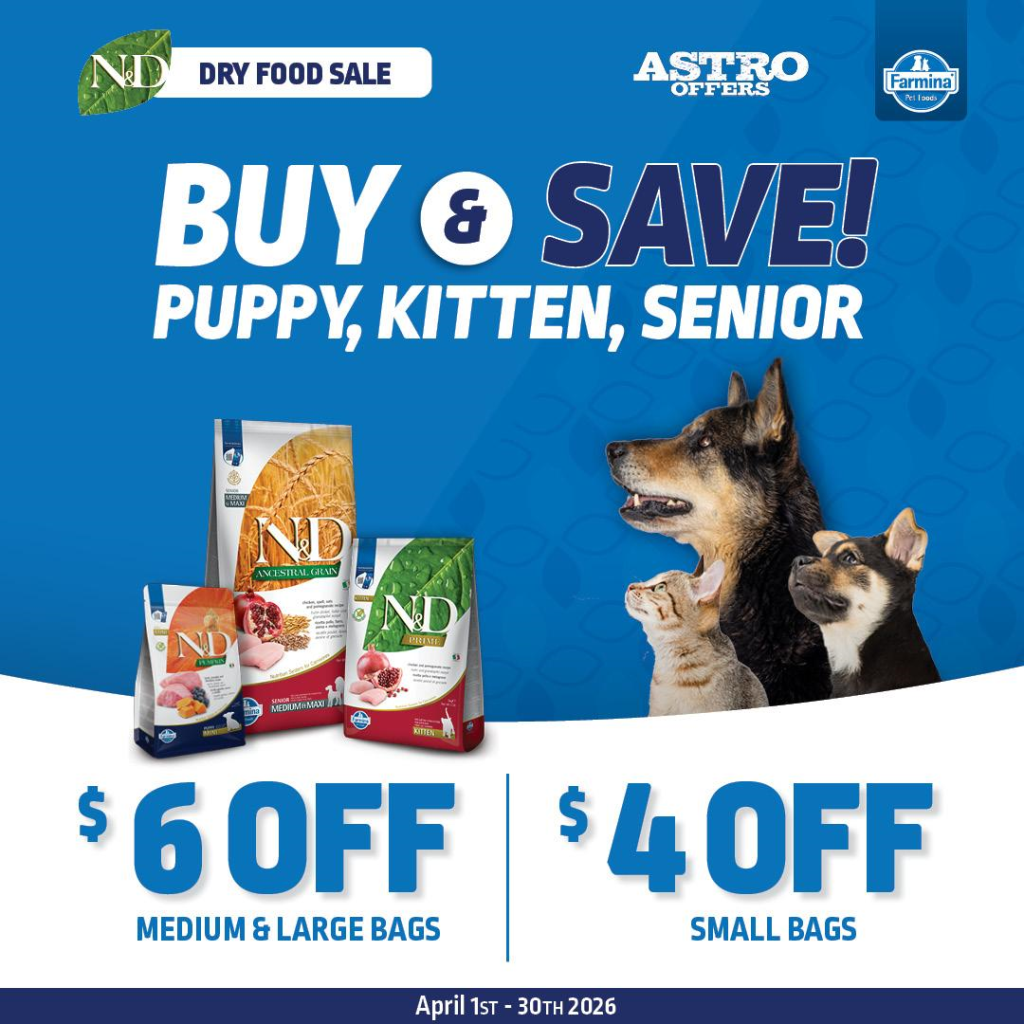 Astro | Farmina CA | Dollars OFF Puppy, Kitten, and Senior Dry Food!