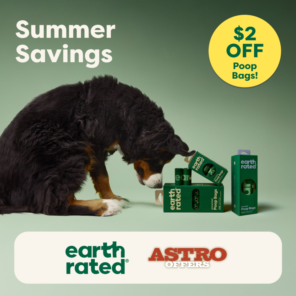 Astro | Earth Rated | $2.00 OFF All Poop Bags