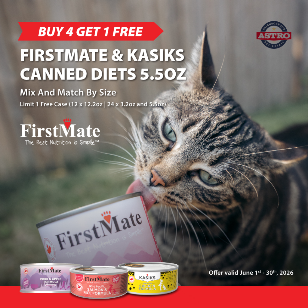 Astro | FirstMate & KASIKS | Buy 4, Get 1 FREE on 5.5oz Cat Cans
