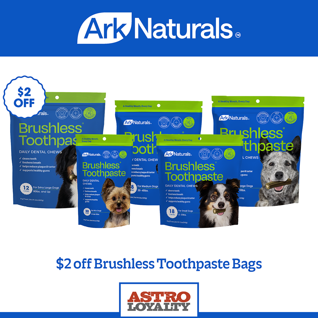 Astro | Ark Naturals | $2.00 OFF Original Brushless Toothpaste