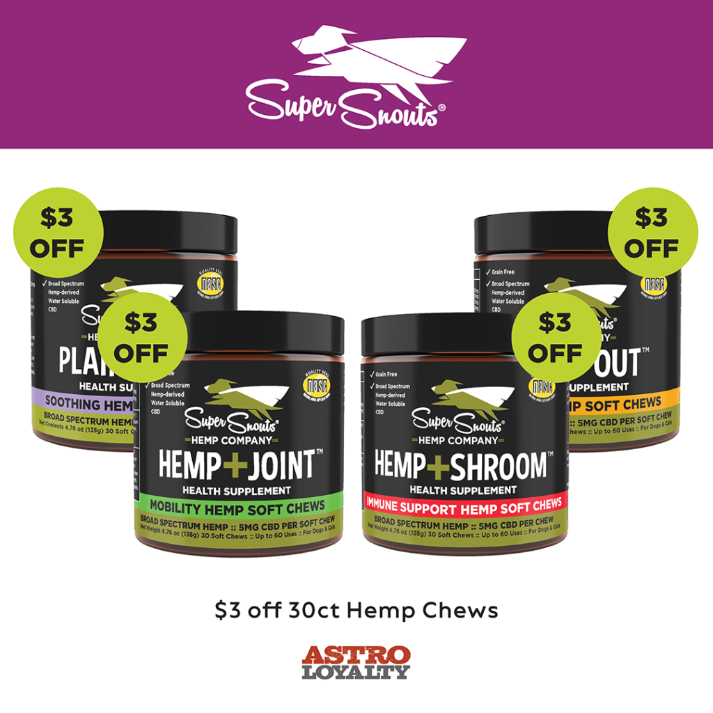 Astro | Super Snouts | $3.00 OFF 30ct Soft Chews