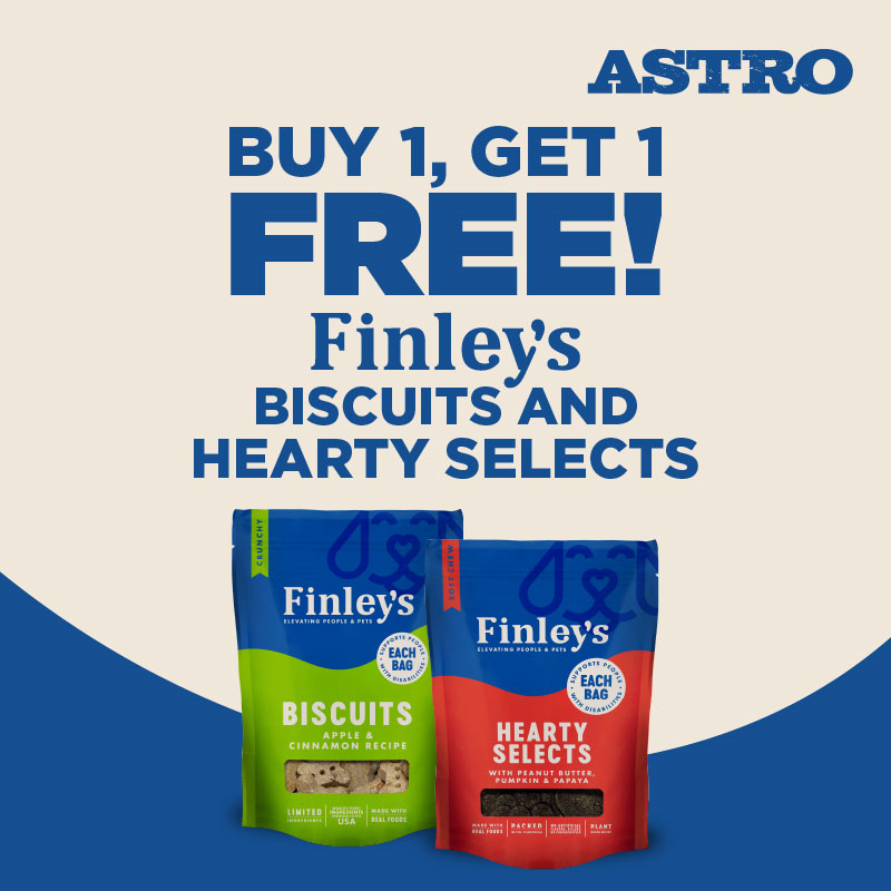 Astro | Finley's | Buy 1, Get 1 FREE on Finley's Biscuits & Hearty Selects