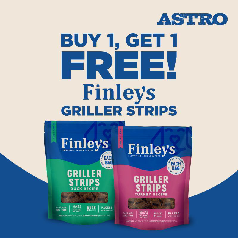 Astro | Finley's | Buy 14.5oz Griller Strips, Get 1 Free